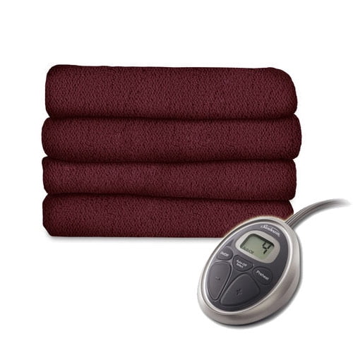 Queen Size Garnet Sunbeam LoftTec Ultra Soft Electric Heated Blanket