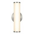 thumbnail image 2 of Cal Lighting Brentwood 13W 1-Light Metal Dimmable LED Vanity Light in Silver, 2 of 3