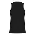 thumbnail image 4 of YueHuiYing Men's Stretch Casual Base Layer Tank Top Round Neck Fitness Fashion Print Athletic Shirt For Sports Workout Gym And Everyday Wear, 4 of 5