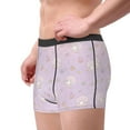 thumbnail image 2 of Kdxio Men's Boxer Briefs with Shells Pearl Print - Comfortable and Breathable Underwear for Everyday Wear, 2 of 5