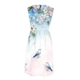 thumbnail image 2 of TaTaai Women's Casual Sleeveless Dress with Pocket Round Neck Loose Fit Soft Cotton Short Dress Floral Print Summer Day Dress Gift, 2 of 7