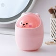 thumbnail image 3 of Clearance Sale! Cleaning Supplies, Cute Desktop Can Small Garbage Can With Flip Lid Cute Mini Desk Waste Portable Tabletop Dustbin Cartoon Animal Rubbish Storage For Kitchen Bedroom Desk Ca, 3 of 4