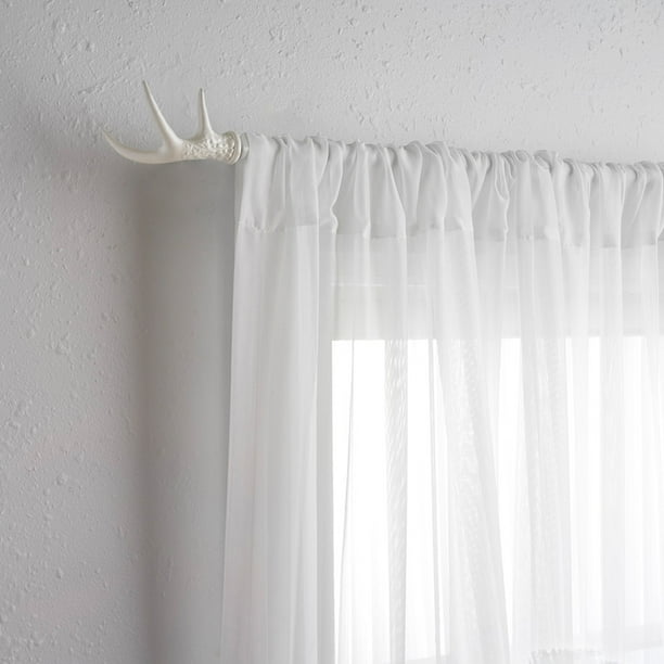 Better Homes And Gardens 5 8 Antler Curtain Rod Com Antler Curtain Rod, Antler Curtain Rod