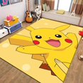 thumbnail image 1 of Cartoon Pikachu Floor Rug Soft Door Mat Anti-slip Living Bedroom Carpet Soft New, 1 of 3