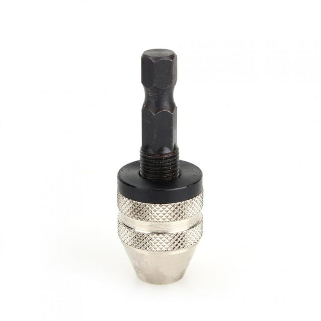 Drill Chuck,1/4" 0.3~3.6mm Quick Change Hex Shank Adapter Converter Keyless Chuck Exquisite Design