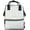 White Gray Leopard Cheetah Animal Print, variant on Yellow Rubber Ducks Diaper Bag Backpack For Baby Girls, Mom Waterproof Large Nappy Bags For Women
