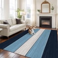 thumbnail image 3 of Area Rug for Living Room, Green Wood Grain Non-Slip Indoor Ex Large Carpet for Bedroom/Dining Room, Rustic Retro Wooden Plank Farmhouse Washable Low-Profile Rectangle Floor Runner Rugs - 8 x 10 Ft, 3 of 7
