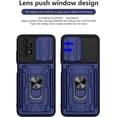 thumbnail image 2 of Case for iPhone SE 2022/2020 with Card Holder, Heavy Duty Protection Phone Case with Magnetic Ring Kickstand Slide Camera Cover for iPhone SE 2022,4.7 inch LJK Rose Gold, 2 of 8