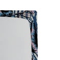 thumbnail image 3 of Ambesonne Tropical Fitted Sheet, Exotic Foliage Stripes, King Size, Pale Sky Blue and Soft Pink, 3 of 5