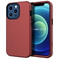 thumbnail image 1 of Nalacover Slim Case for iPhone 13 Pro Max 6.7 inch,Stylish Triple Layer Protection Hard PC + Soft TPU Silicone Hybrid Shockproof Camera Lens Protective Anti-drop Fit Back Phone Cover.Red, 1 of 6