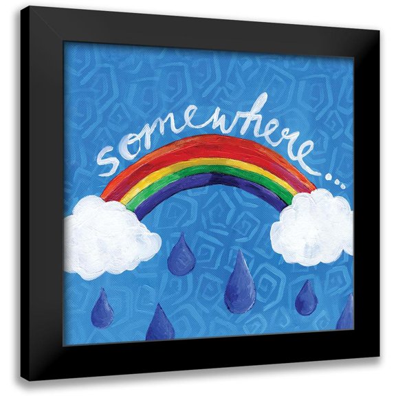 Seay, Anne 12x12 Black Modern Framed Museum Art Print Titled - Somewhere