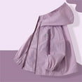 thumbnail image 4 of Viluyesy Boys Girls Jackets 10-12T, Zip-Up Long Sleeve Hooded Lightweight Casual Windbreaker Outwear Purple(3-15T), 4 of 5