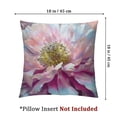 thumbnail image 4 of Pink Abstract Carnation Design by Shawna Sullivan Throw Pillow, 4 of 7