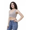 thumbnail image 3 of Women's Maternity Bra Slim Crop Top Lounge Wear by Lunarable, 3 of 3
