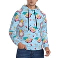 thumbnail image 2 of Sikiie Gnome Pool Party Men's Hoodie, Essentials Hoodie, Sweatshirt, Pullover Hooded Sweatshirt for Men-Medium, 2 of 7