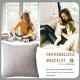 thumbnail image 6 of AUQ 4Pcs Decorative Pillow Covers Piped Edging Pillow Covers 16X16 Comfortable & Breathable Throw Pillow Cover Style5, 6 of 7