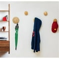 thumbnail image 1 of Mod Made MM-CH-029-Natural Natural Porte-manteau à Bouton Mural, 1 of 2