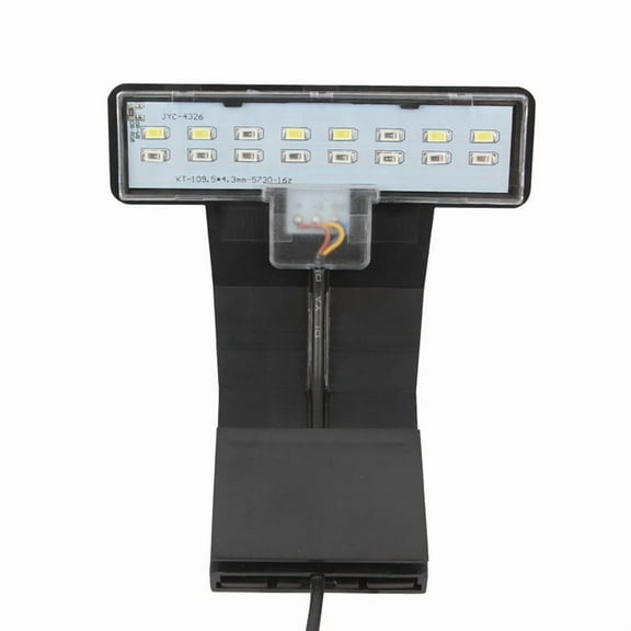 Super Slim LED Aquarium Light Lighting Plants Grow Light 9W Aquatic Plant Lighting Clip-on Lamp for Fish Tank US Plug,B