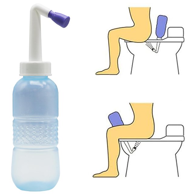 Bidé portátil de viaje Dragonfly Clip con botella pulverizadora de 450 ml