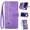 Purple, variant on Dteck Zipper Wallet Case for Motorola Moto G 5G (2025),Magnetic Leather 7 Card Slots Zipper Wallet Case Shockproof Rubber Kickstand Cover with Wrist Strap,Blue