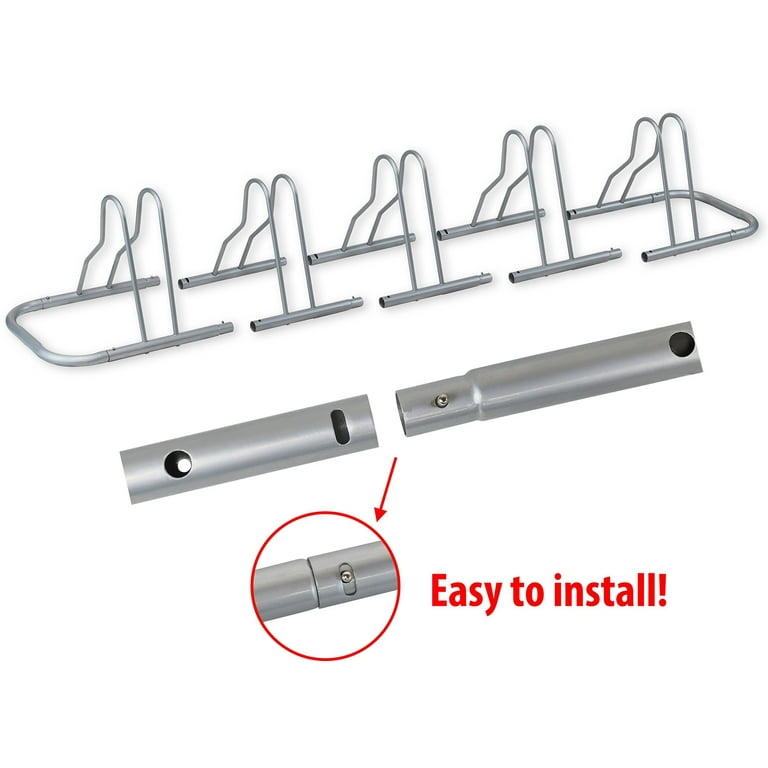 Simple houseware 5 bike bicycle floor parking adjustable storage stand hot sale