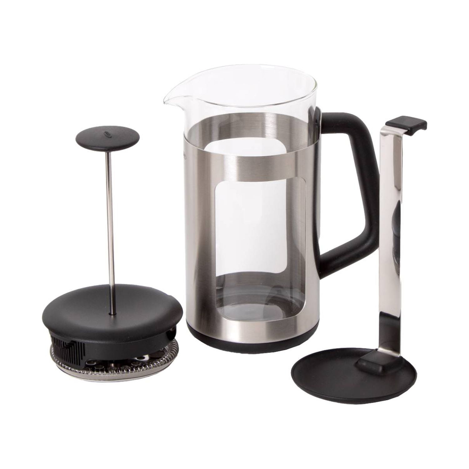 OXO Brew Stainless Steel French Press Coffee Maker – 32oz - Thumbnail 2