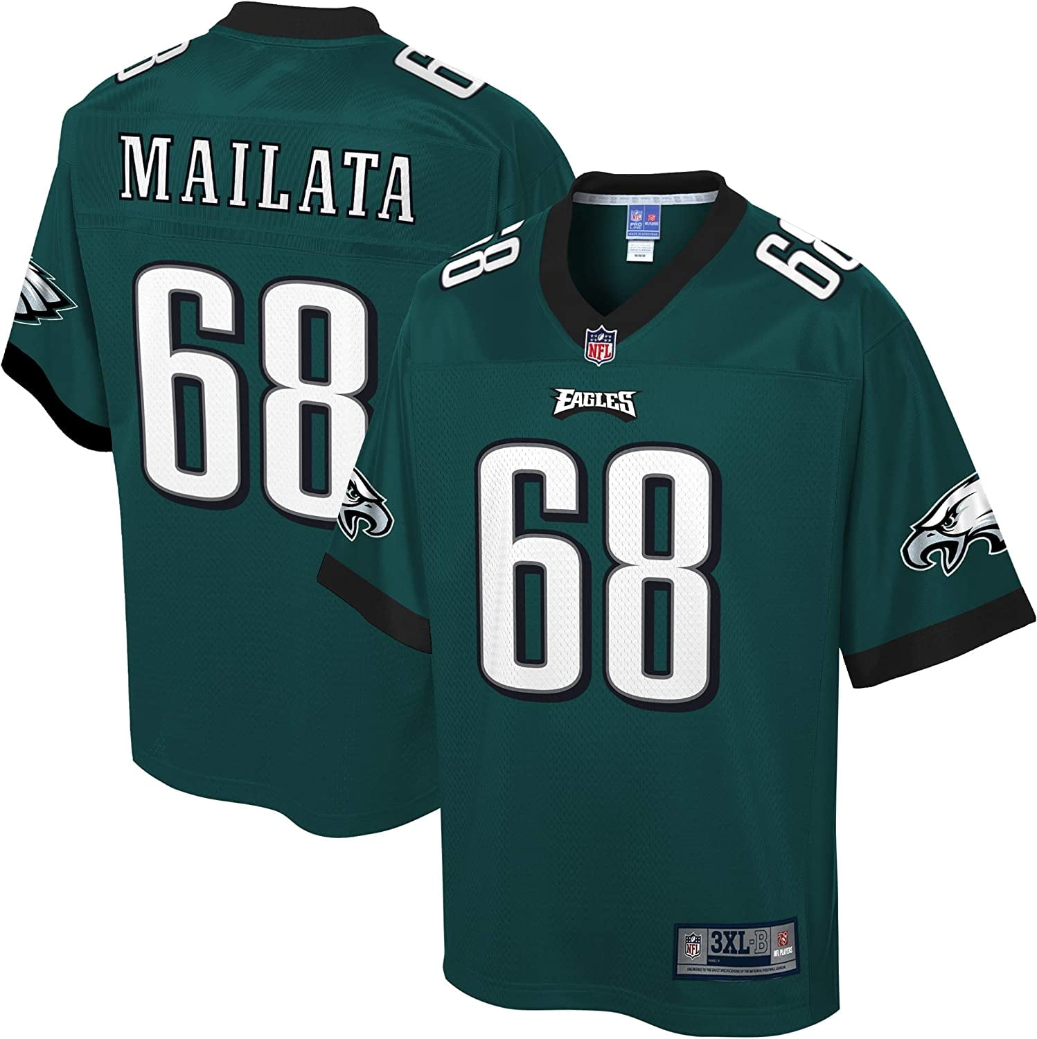 : NFL PRO LINE Men's Jordan Mailata Midnight Green Philadelphia  Eagles Big & Tall Player Jersey : Sports & Outdoors