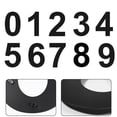 thumbnail image 2 of 8 Inch Modern Floating House Numbers Large Black Shadow Home Address Garage Gate 1 - Does Not Contain Composite Wood 9, 2 of 10
