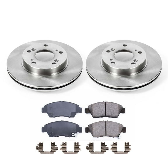 Ultimate Brakes Front Ceramic Brake Pad and Rotor Kit with Hardware WM80520