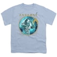 thumbnail image 1 of Aquaman Movie - Trident Of Neptune - Youth Short Sleeve Shirt - Large, 1 of 2