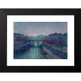 thumbnail image 2 of Maximilien Luce 14x11 Black Modern Framed Museum Art Print Titled - Le Pont-Neuf, La Seine, Petit Bras (1900), 2 of 5