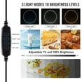 thumbnail image 2 of B-Qtech 16"x16" Professional Photo Light Box for Photography, Mini Studio with 3-Color Dimmable LED Lights (3200K-6500K), Includes 12 Backdrops + Foldable Lightbox, 2 of 8