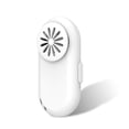 thumbnail image 1 of Ventilador para protector facial Portátil USB Recargable Mini enfriador de bajo ruido Ventilador de enfriamiento con clip, blanco Inevent EL004983-02B, 1 of 7