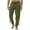 Green, variant on Men's Ankle Banded Pants Mens Medieval Ankle Pants Casual Harem Pants Elastic Waist Drawstring Beach Summer Lightweight Trousers Black XL