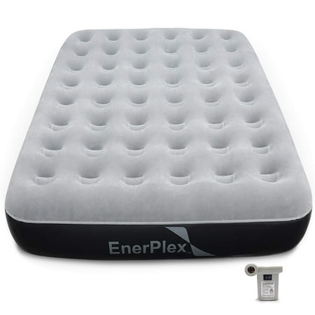 EnerPlex Never-Leak Camping Series Queen Camping Airbed with High Speed Pump Never Queen