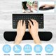 thumbnail image 5 of Reposamuñecas para teclado, alfombrilla para ratón, almohadillas de soporte para muñeca para teclado y ratón, almohadilla ergonómica de espuma viscoelástica, color negro, 5 of 5