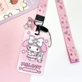 thumbnail image 2 of Sanrio Hello Kitty Card Holder Girl Student PVC Hanging Neck Card Bag Cartoon Kuromi Melody Anti-degaussing Card Protective Case FGS, 2 of 7