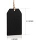 thumbnail image 3 of Etiquetas de pizarra colgantes Mini letreros de pizarra de madera Etiquetas de pizarra de madera, etiquetas de pizarra colgantes, etiquetas de precio ideales, etiquetas de mensaje, negro (36) JFHHH pequeña, 3 of 5