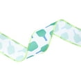 thumbnail image 4 of LaRibbons 1 1/2" Wired Ribbon | Pickleball Rackets Blue on White | 10 Yard Roll, 4 of 5
