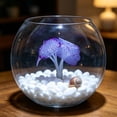 thumbnail image 6 of Purple Fish Tank Decoration, Glow-in-the-Dark Silicone Sea Anemone 4x3.5 Inches, Luminous Aquarium Decor Ornament for Fish Tank, Soft Flexible Tentacle Plant for Freshwater Saltwater, 6 of 6