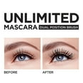 thumbnail image 5 of L'Oreal Paris Unlimited Lash Lifting And Lengthening Washable Mascara, Black Brown, 5 of 18
