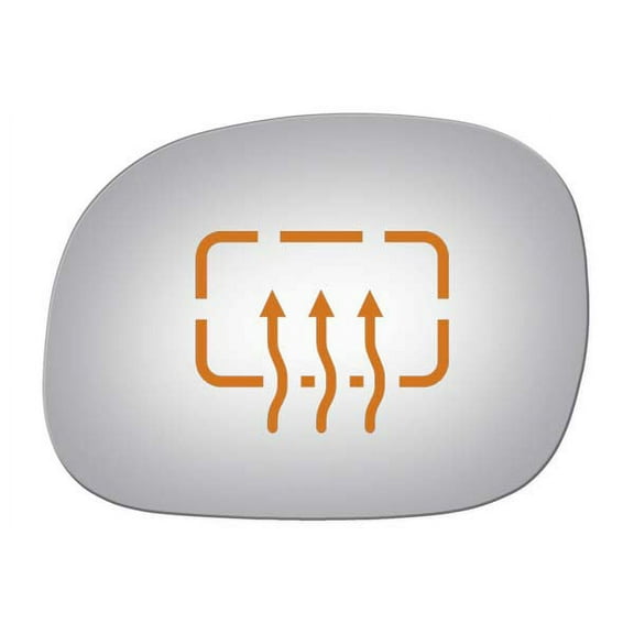 Burco Side View Mirror Replacement Glass - Clear Glass - 4316H