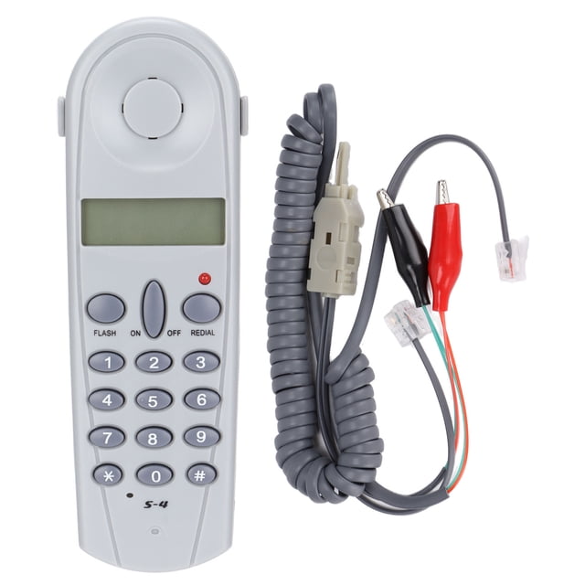LYUMO Cable Tester,Telephone Line Tester,Telephone Butt Test Tester Lineman Tool Cable Set With Connectors And Joiner For Home Office