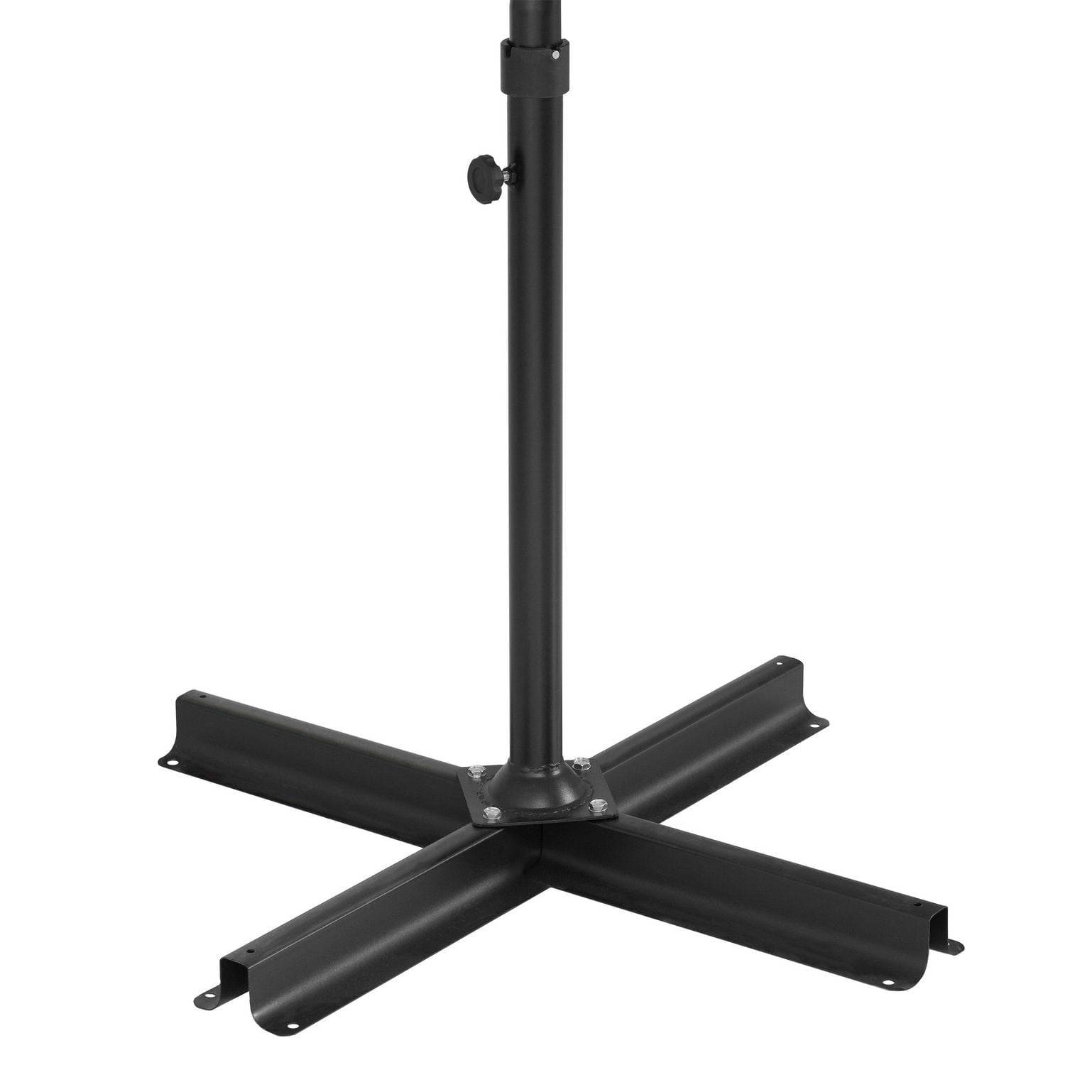 CorLiving Solward 10ft Cantilever Tilting Patio Umbrella with Steel Frame and 6 Support Arms