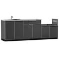 thumbnail image 1 of NewAge Products Outdoor Kitchen Aluminum 4 Piece Cabinet Set with Covers, 1 of 13