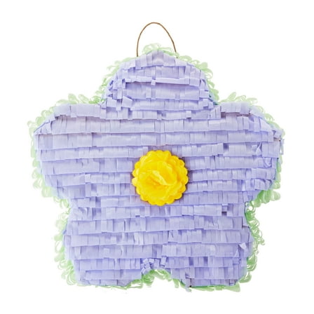 Purple Flower Party Pinata, 20" x 19.7", by Way To Celebrate