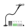 thumbnail image 1 of Soporte de micrófono Gooseneck Etour de 19 pulgadas con soporte de brida, 1 of 7