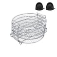 thumbnail image 2 of Rejilla para freidora de aire, rejilla para parrilla, rejilla para barbacoa, rejilla deshidratadora Universal de 8 pulgadas, accesorios para freidora Estante y accesorio, 2 of 8
