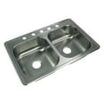 thumbnail image 4 of Transolid K-Stde33227-5 Select 33" Drop In Double Basin Stainless Steel Kitchen Sink -, 4 of 4