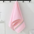 thumbnail image 4 of Kezqiaxn Microfiber Towel Pool Towels Cotton Adult Household Face Wash Bath Towel Thickened Lint Hot Compress Bath Towels for Gym Pool Yoga Hotel Shower Pink 13.38*29.13Inch, 4 of 7
